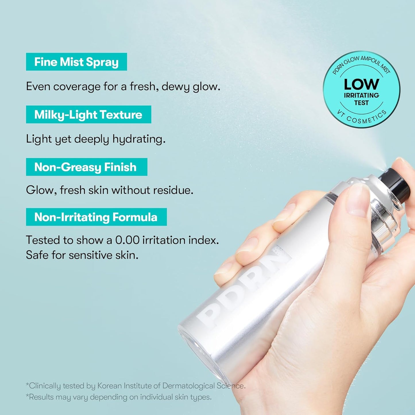 PDRN Glow Ampoule – Spray Λάμψης & Ενυδάτωσης με Vegan PDRN & Κεραμίδια
