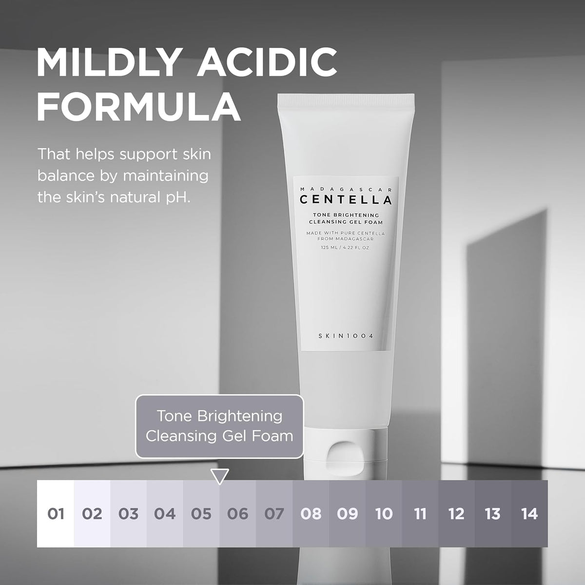 Madagascar Centella Tone Brightening Cleansing Gel Foam