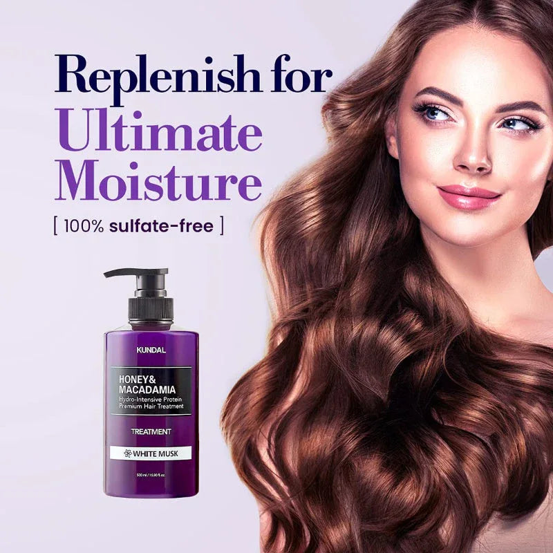 Honey & Macadamia Protein Hair Treatment Pink Grapefruit - Εντατική Θεραπεία Θρέψης & Επανόρθωσης Μαλλιών