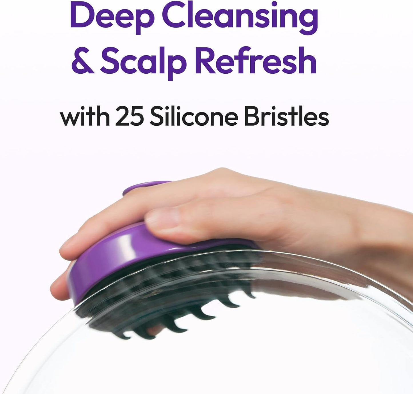 Shampoo Brush – Βούρτσα Μασάζ Τριχωτού για Βαθύ Καθαρισμό & Χαλάρωση