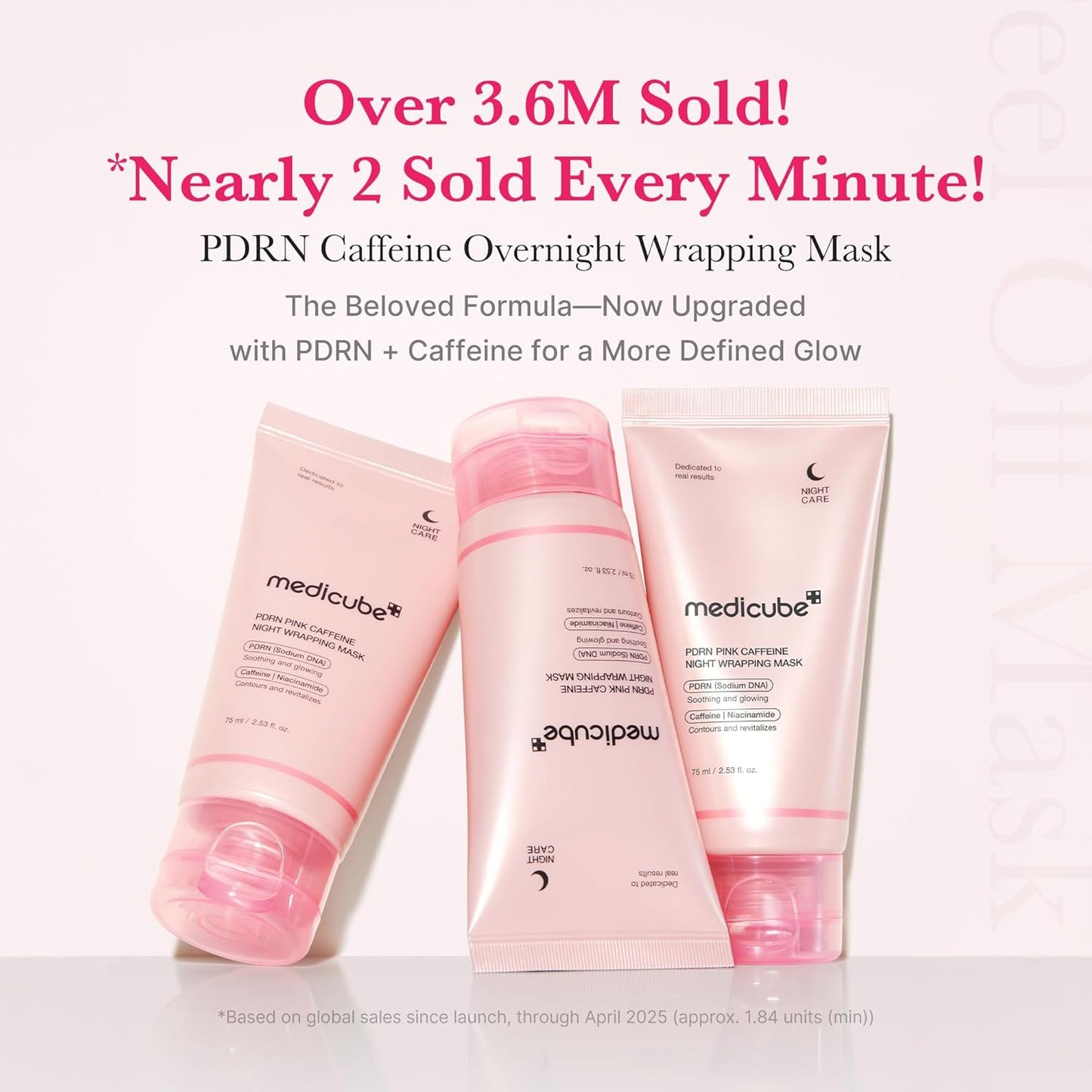 PDRN Pink Caffeine Night Wrapping Mask – Μάσκα Νύχτας “Glass Skin” με PDRN & Καφεΐνη για Σύσφιξη & Λάμψη