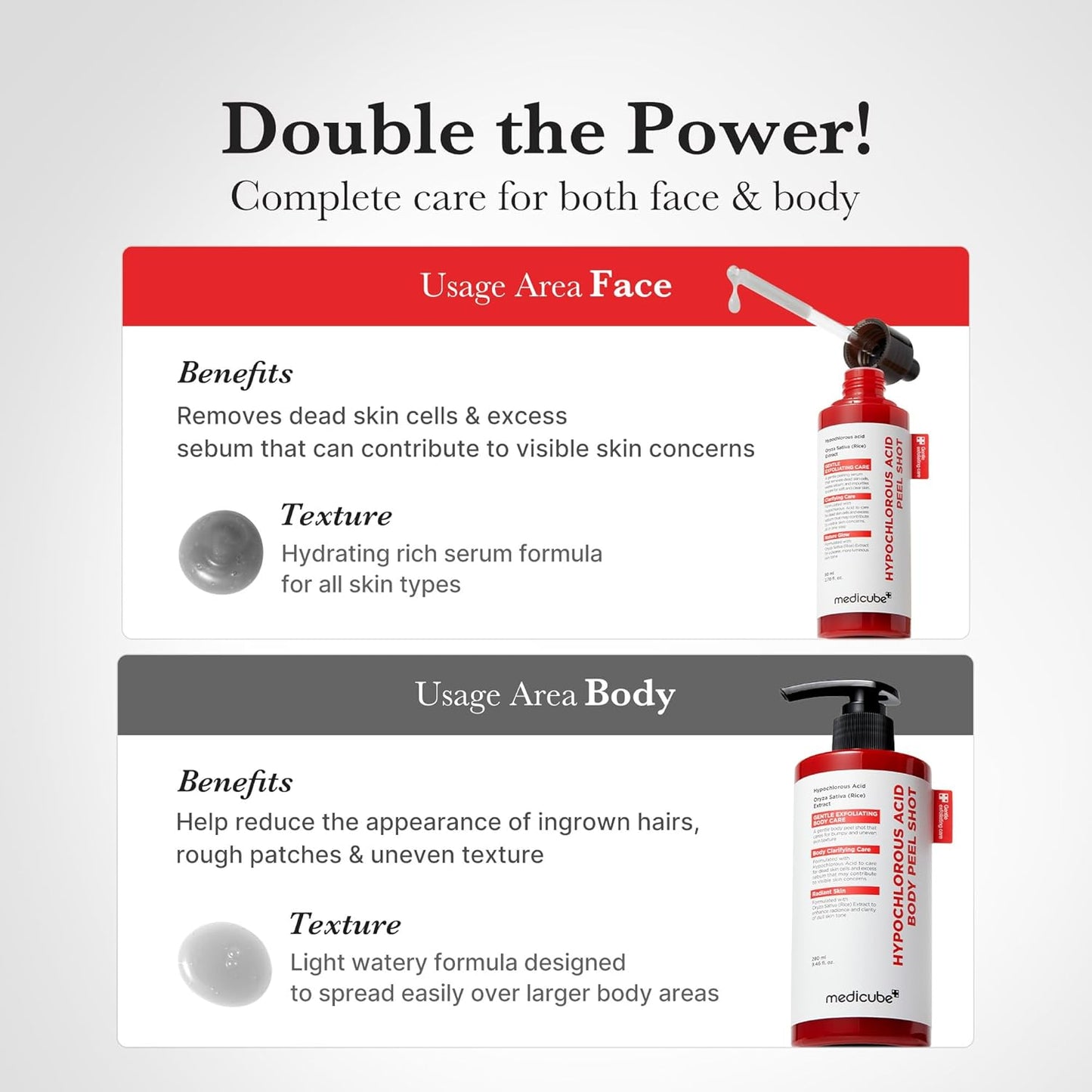 Hypochlorous Acid Peel Shot – Ήπιο Peeling Serum με HOCl & Εκχύλισμα Ρυζιού