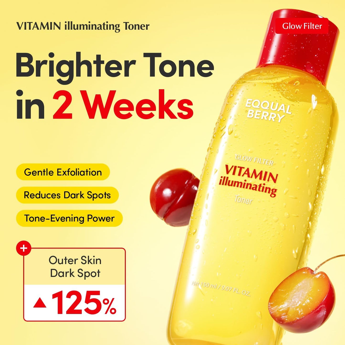 Vitamin Illuminating Toner – Τονωτική Λοσιόν Λάμψης με Βιταμίνη C & Ήπια Απολέπιση