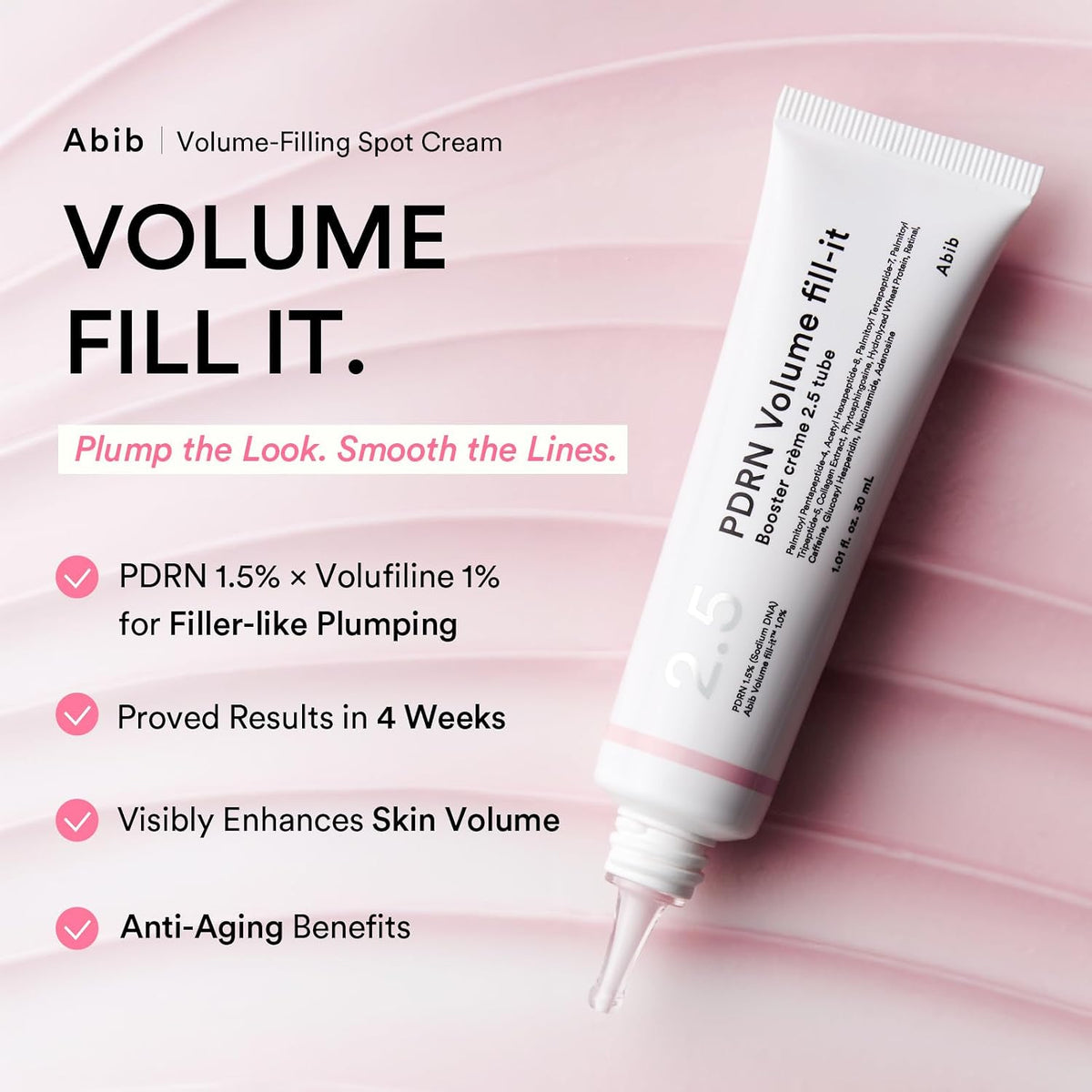 PDRN Volume Fill-it Booster Cream – Κρέμα Σύσφιξης & Όγκου με PDRN, Volufiline & Retinal