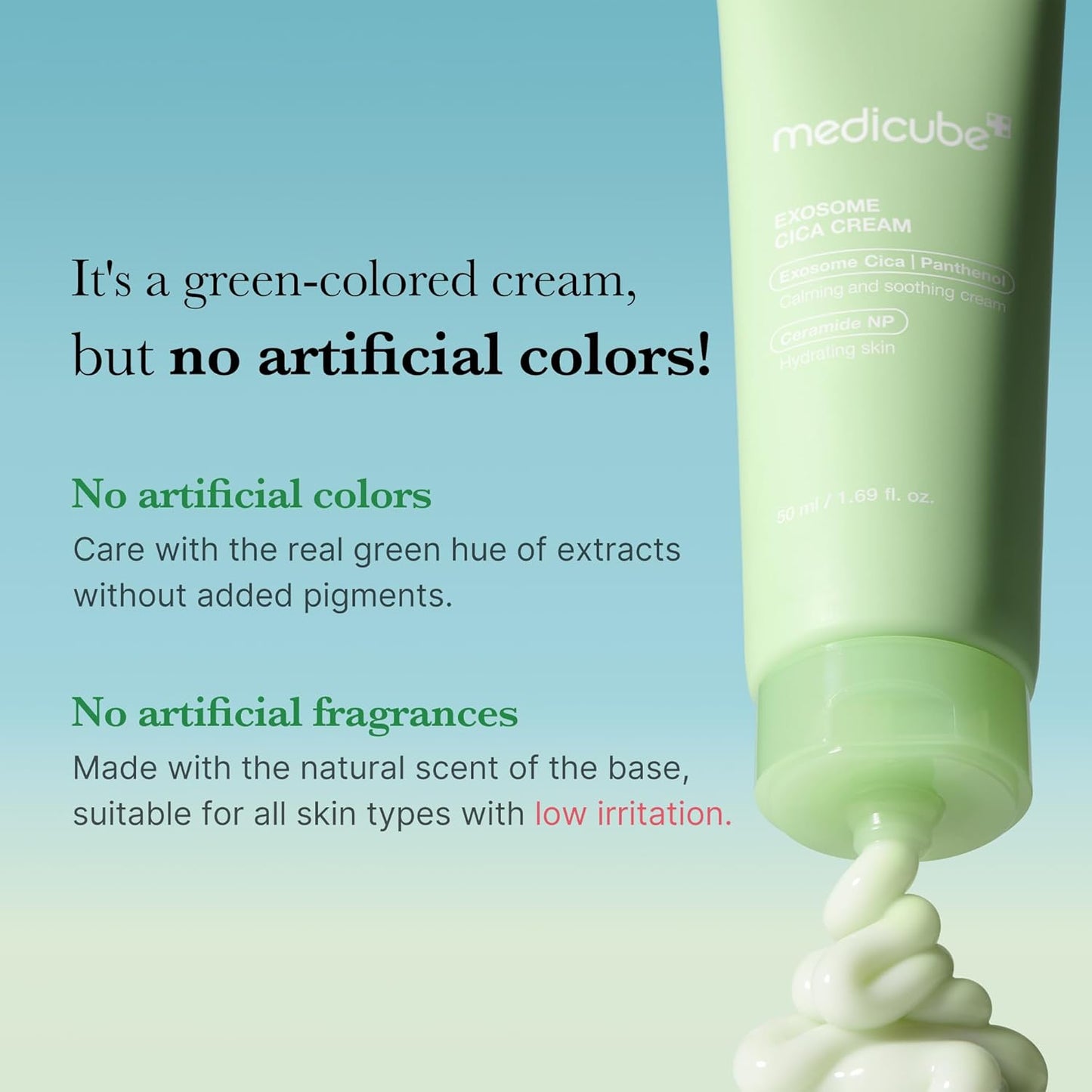 Exosome CICA Cream - Καταπραϋντική ενυδατική καθημερινής χρήσης