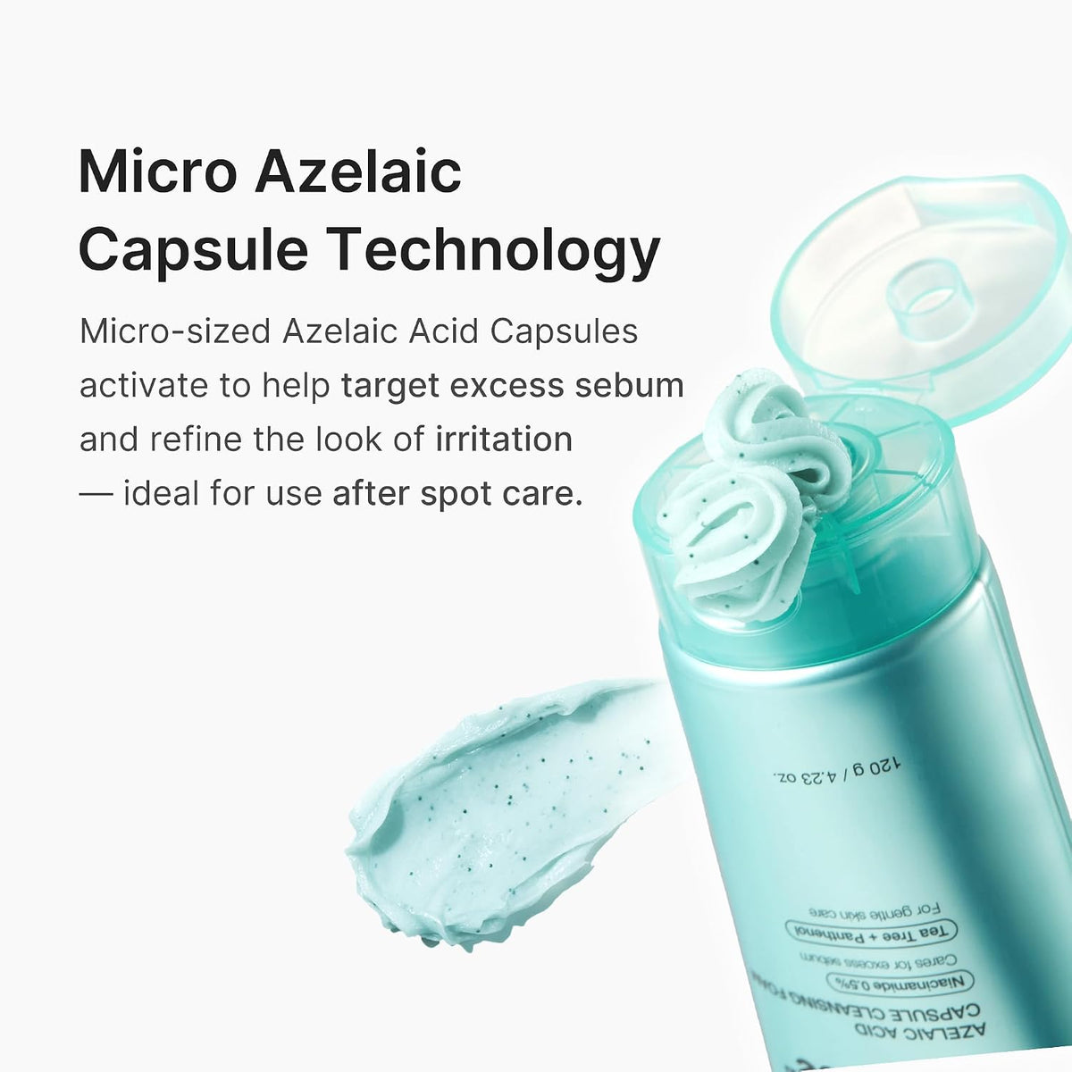 Azelaic Acid Niacinamide Deep Clean Foam Cleanser – Αφρός Βαθύ Καθαρισμού με Αζελαϊκό Οξύ & Νιασιναμίδη για Λιπαρότητα και Πόρους