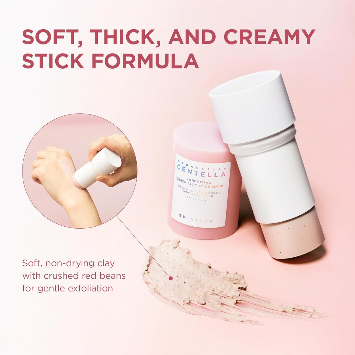 Madagascar Centella Poremizing Quick Clay Stick Mask