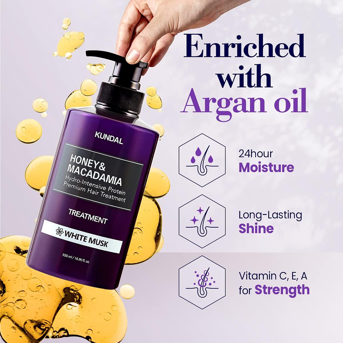 Honey & Macadamia Protein Treatment Cherry Blossom - Εντατική Θεραπεία Θρέψης & Επανόρθωσης Μαλλιών