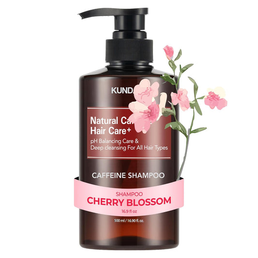 Caffeine Shampoo Cherry Blossom – Σαμπουάν με Καφεΐνη για Τόνωση, Όγκο & Ενδυνάμωση Μαλλιών