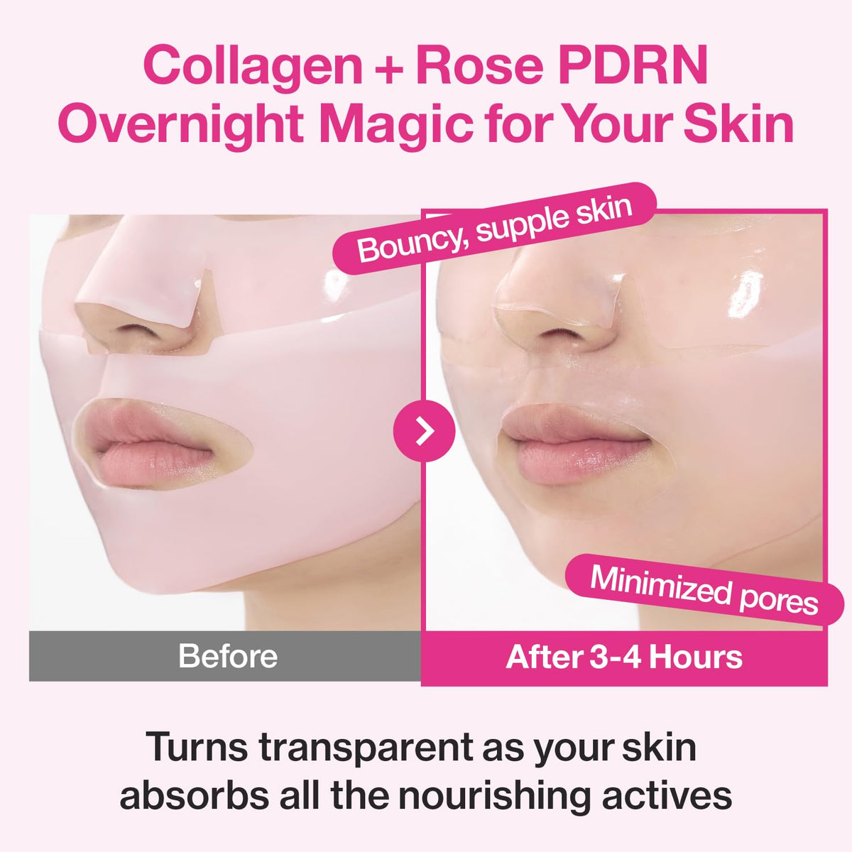 No.2 Rose PDRN Overnight Collagen Mask – Ολονύχτια Μάσκα Κολλαγόνου για Σύσφιξη, Plumping & Glass Skin