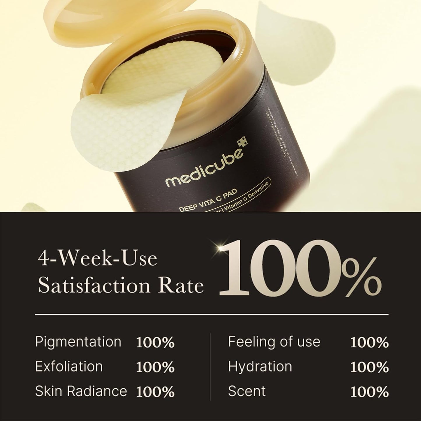 Deep Vita C Pad - Pads βιταμίνης C για λάμψη, ομοιόμορφο τόνο και μείωση δυσχρωμιών