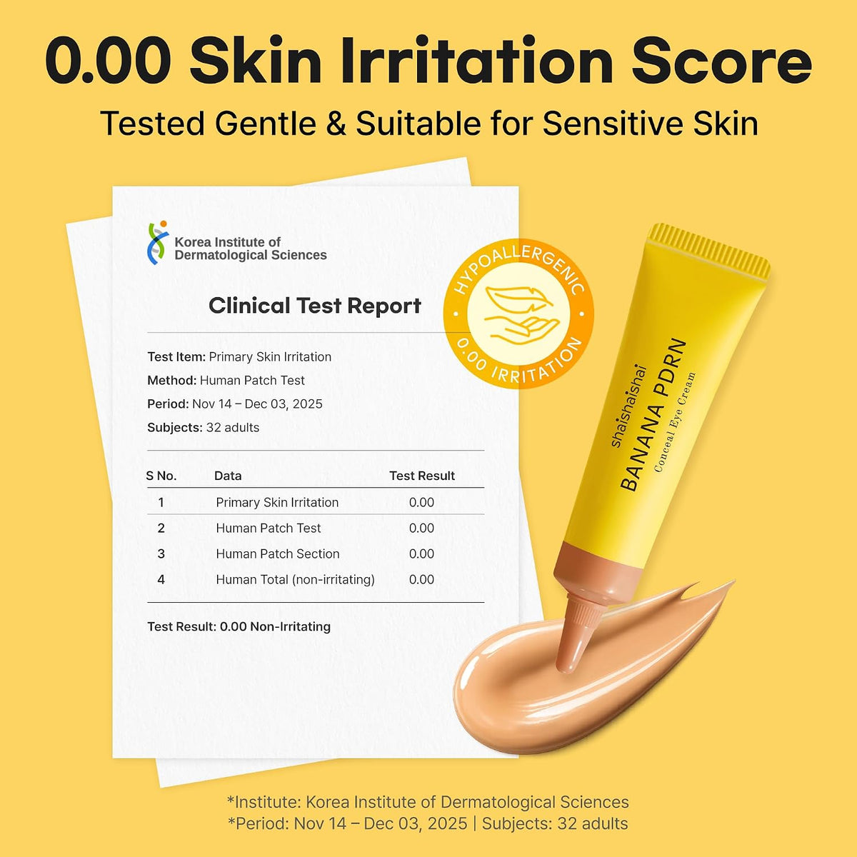 BANANA PDRN Conceal Eye Cream CARAMEL – Κρέμα Ματιών & Concealer 2-σε-1 για Μαύρους Κύκλους
