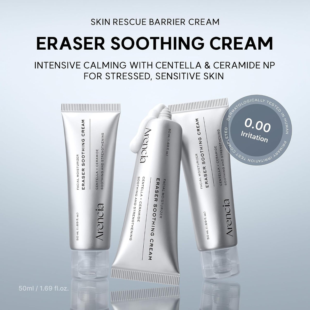 Eraser Soothing Cream – Καταπραϋντική Κρέμα Προσώπου για Ενυδάτωση & Ενίσχυση του Επιδερμικού Φραγμού με Centella & Ceramides