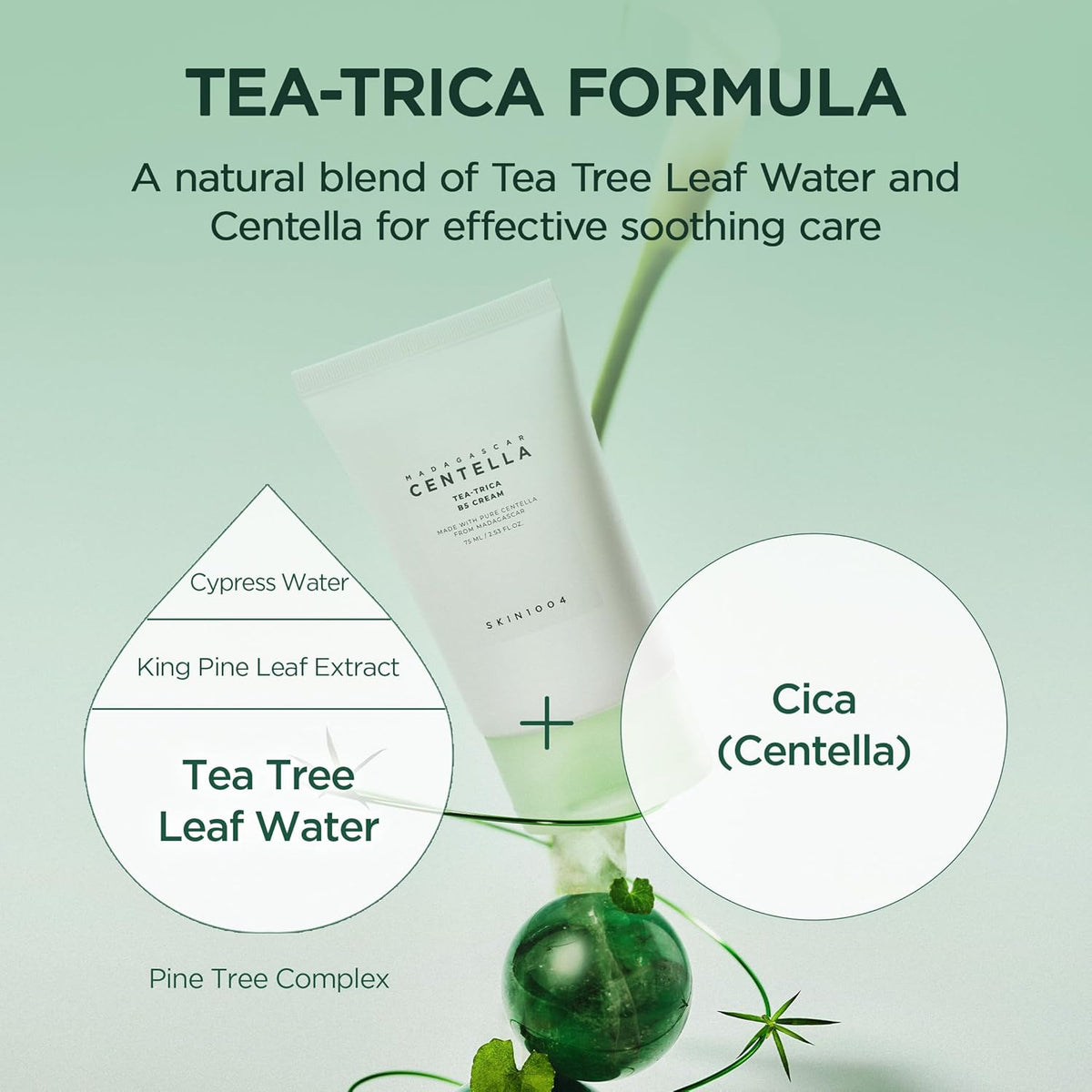 Madagascar Centella Tea-Trica B5 Cream - Καταπραϋντική &amp; Επανορθωτική Κρέμα