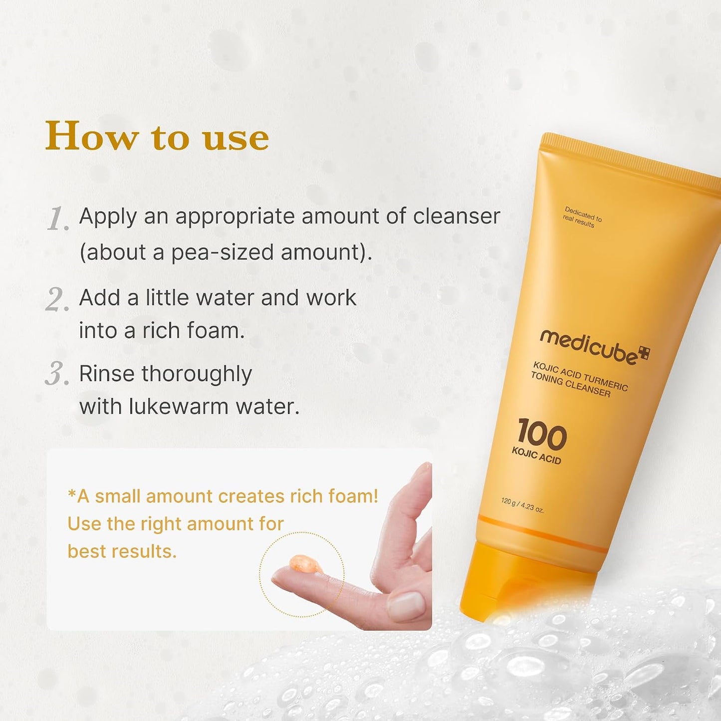 Kojic Acid Turmeric Toning Cleanser – Καθαριστικό Προσώπου Λάμψης & Ομοιόμορφου Τόνου με Κοτζικό Οξύ & Κουρκουμά