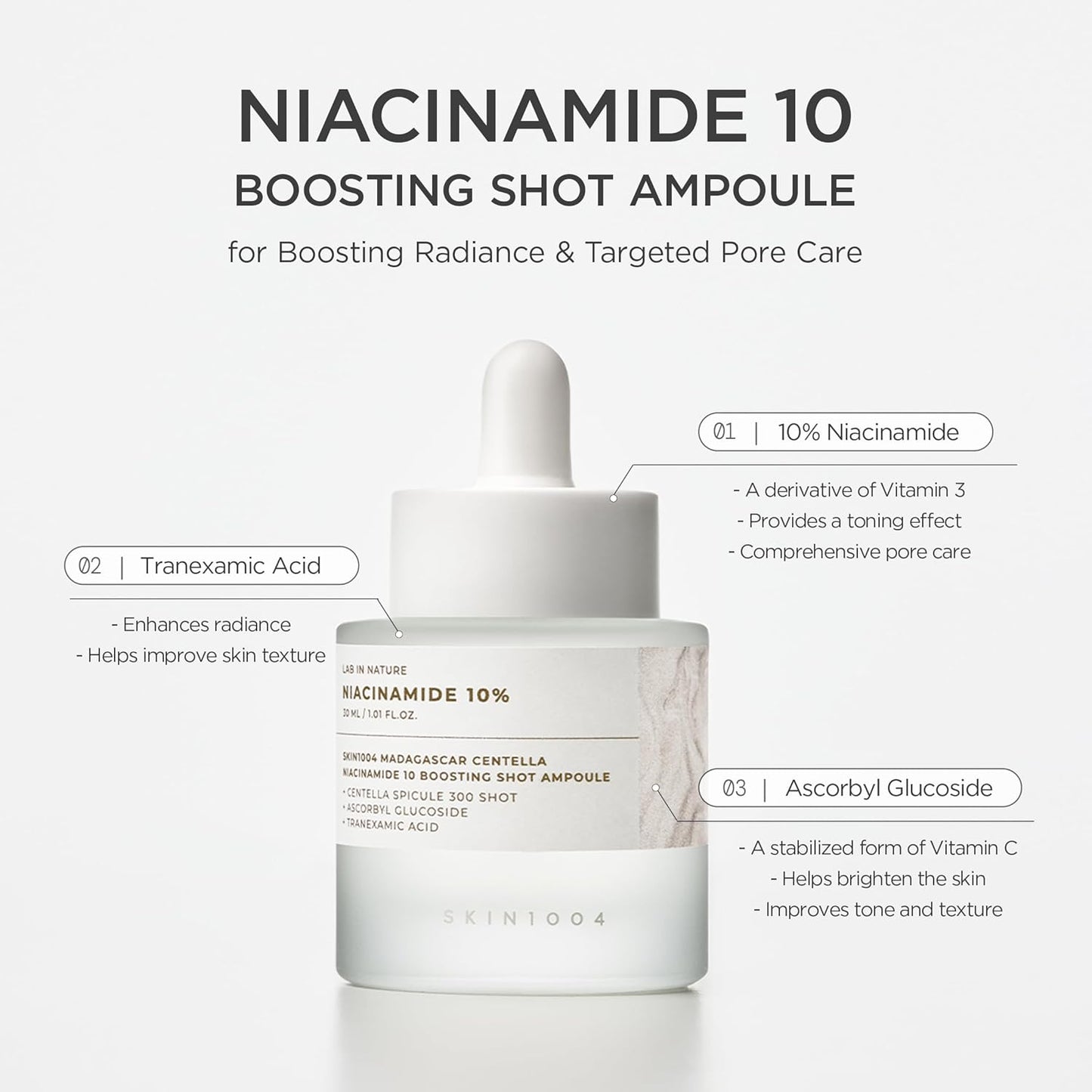 Niacinamide 10 Boosting Shot Ampoule - Ενισχυμένη Αμπούλα Νιασιναμίδης 10% για Πόρους & Λάμψη