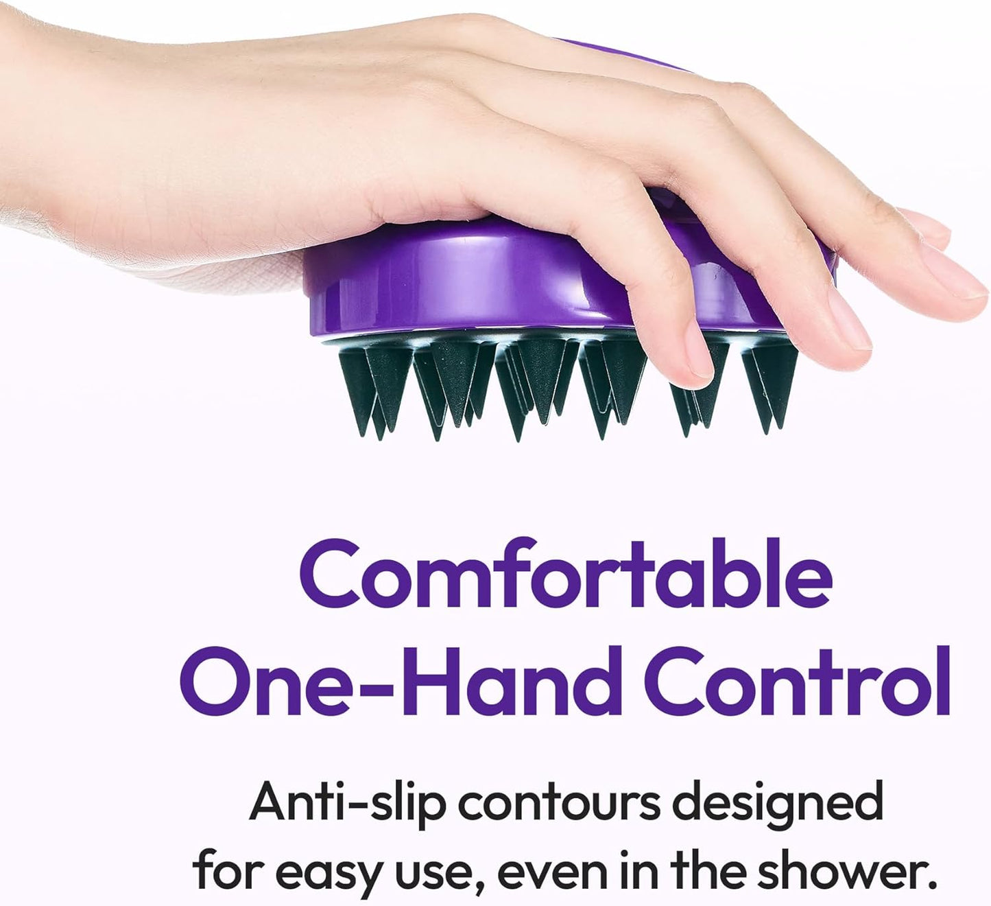 Shampoo Brush – Βούρτσα Μασάζ Τριχωτού για Βαθύ Καθαρισμό & Χαλάρωση