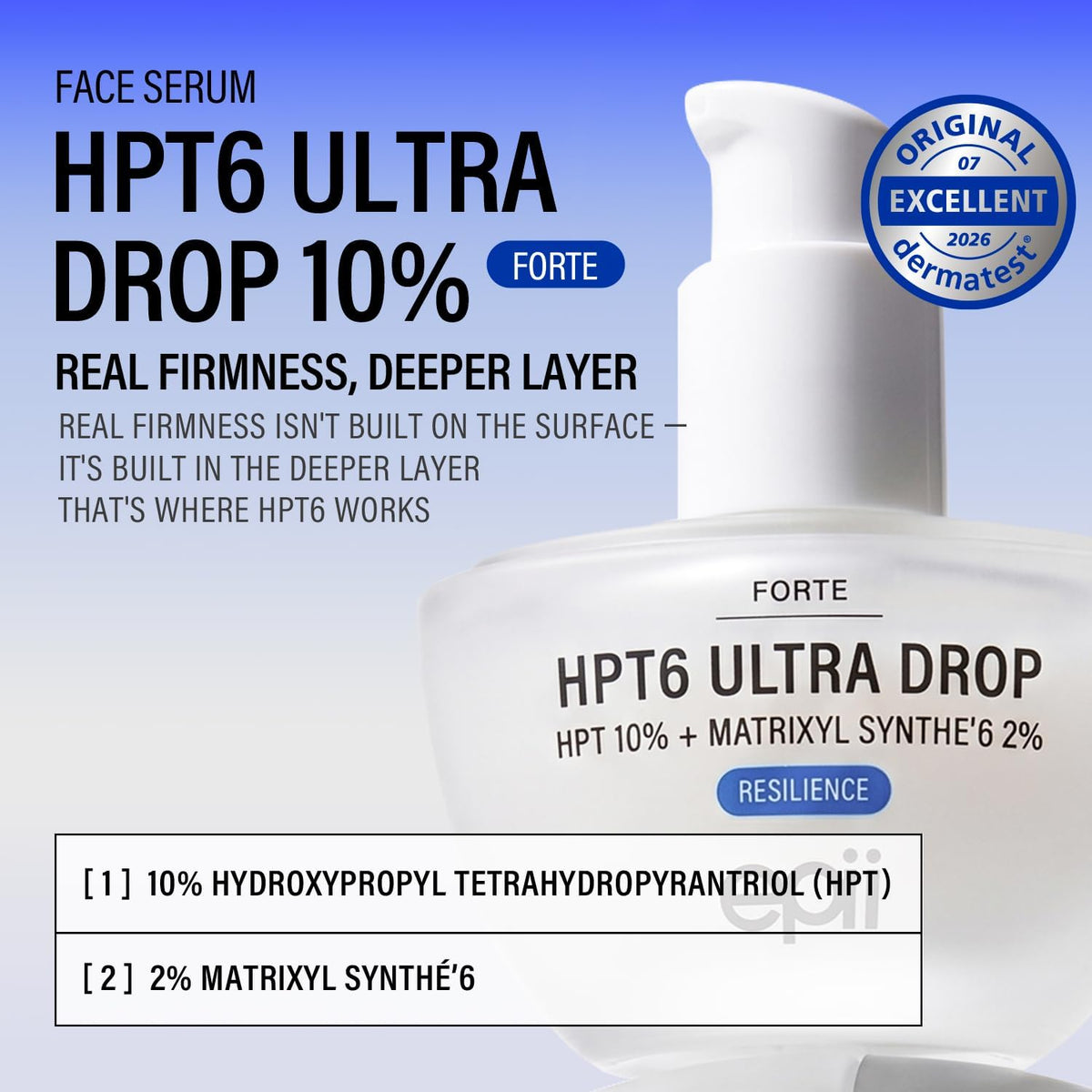 HPT6 Ultra Drop 10% – Εντατικός Συσφικτικός Peptide Serum με 10% HPT & 2% Matrixyl Synthé’6 για Ρυτίδες & Ελαστικότητα
