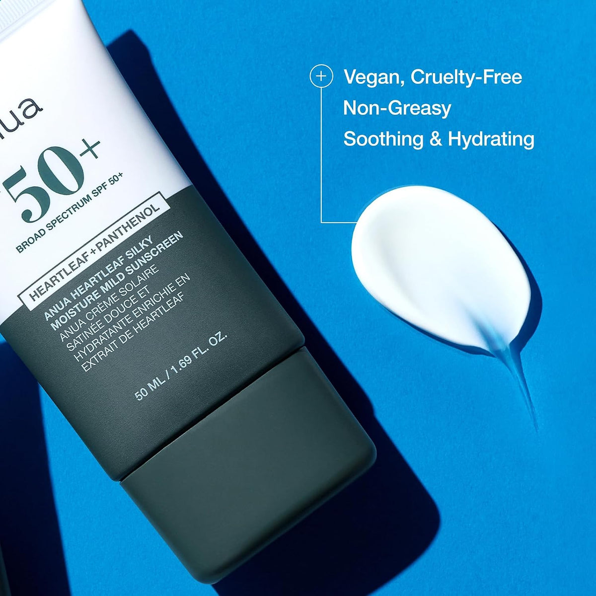 Heartleaf Silky Moisture Sun Cream SPF50+/PA++++