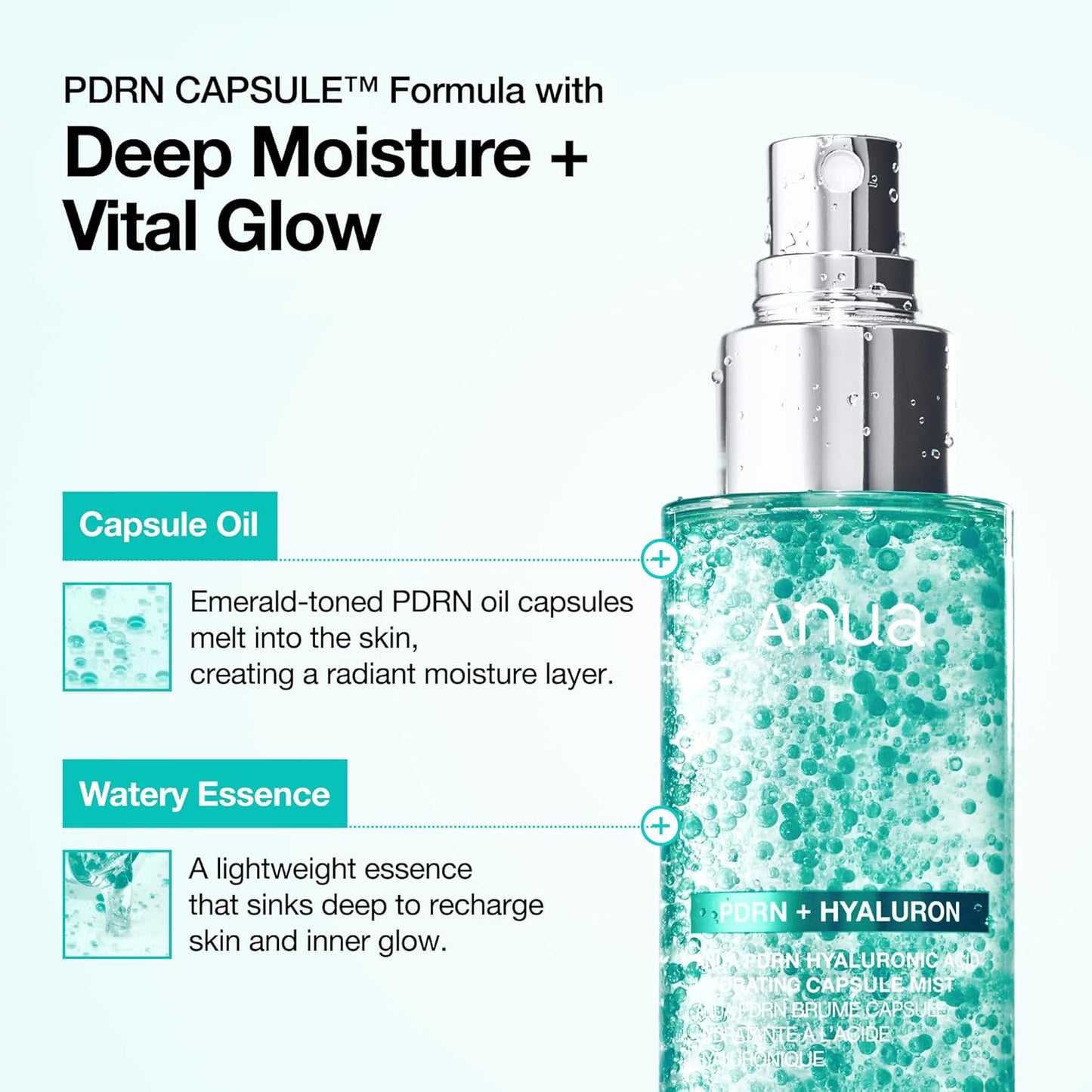 PDRN Hyaluronic Acid Hydrating Capsule Mist