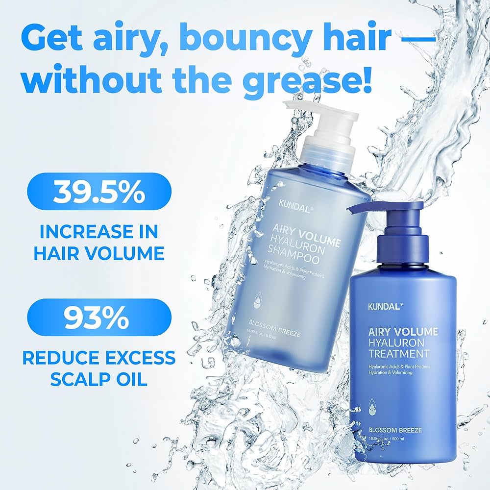 Airy Volume Hyaluron Shampoo Blossom Breeze – Ενυδατικό Σαμπουάν Όγκου με Υαλουρονικό για Ανάλαφρα & Πλούσια Μαλλιά