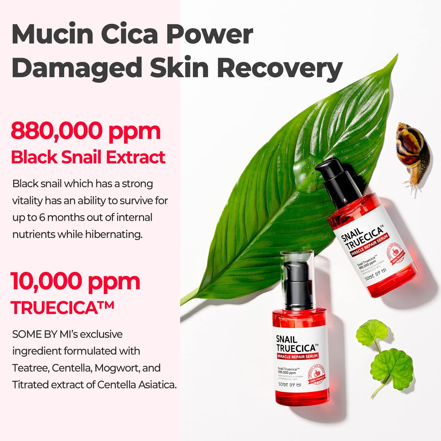 Snail TrueCICA Miracle Repair Serum