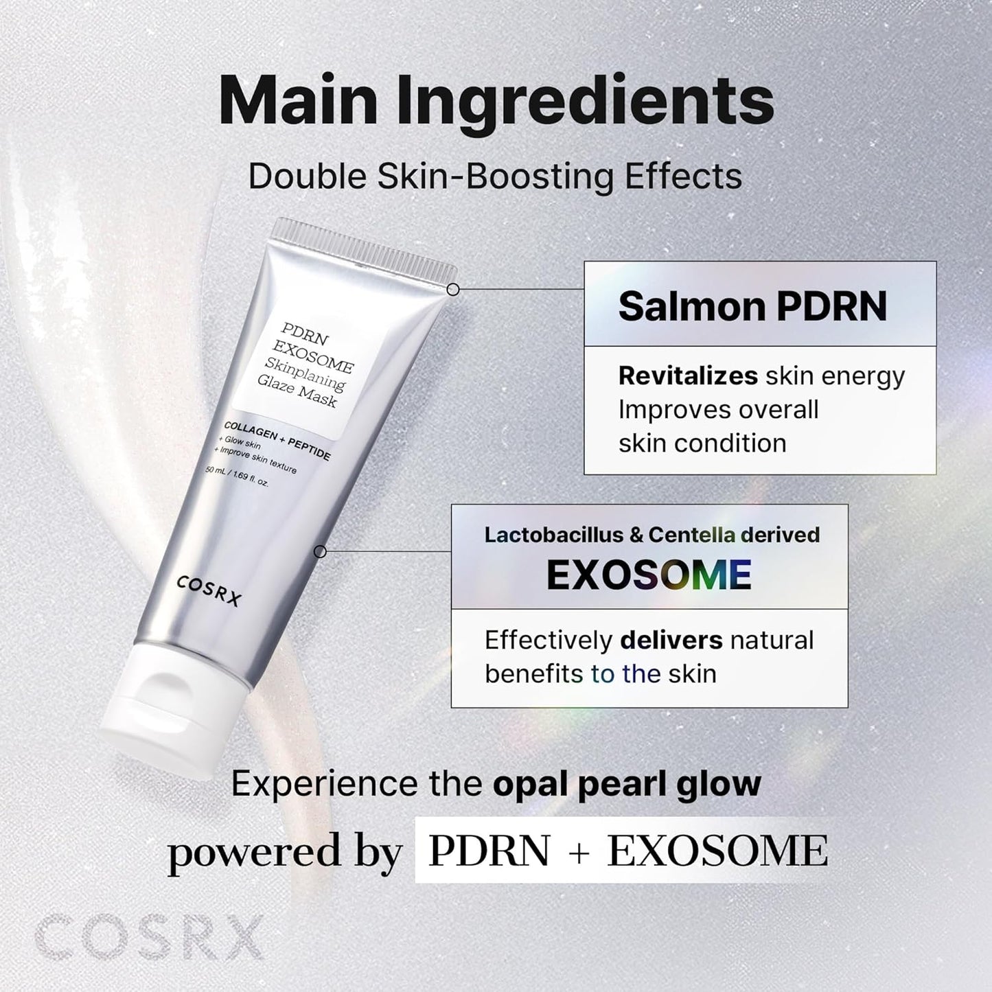 PDRN EXOSOME Skinplaning Glaze Mask - Peel-Off Μάσκα Λάμψης & Σύσφιξης