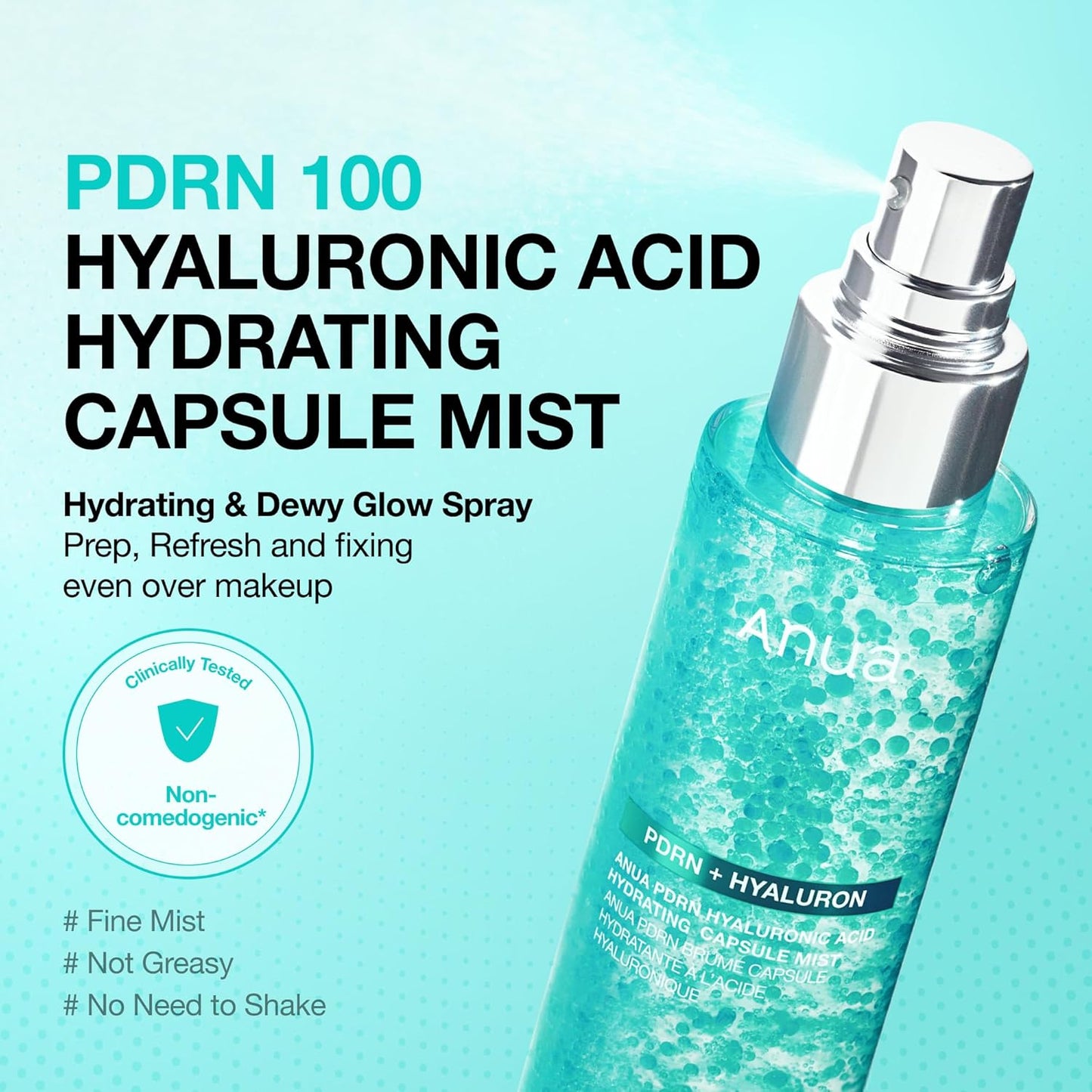 PDRN Hyaluronic Acid Hydrating Capsule Mist