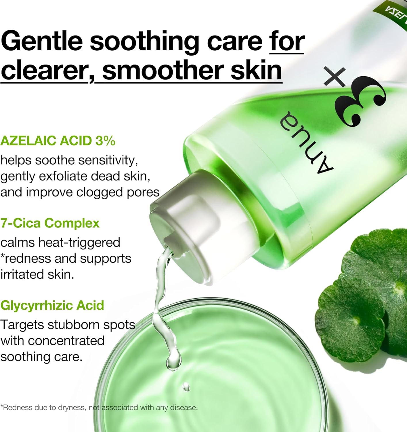 Azelaic Acid 3 Cica Skin Clarifying Toner - Καταπραϋντική Τονωτική Λοσιόν για Ευαίσθητη & Ακνεϊκή Επιδερμίδα