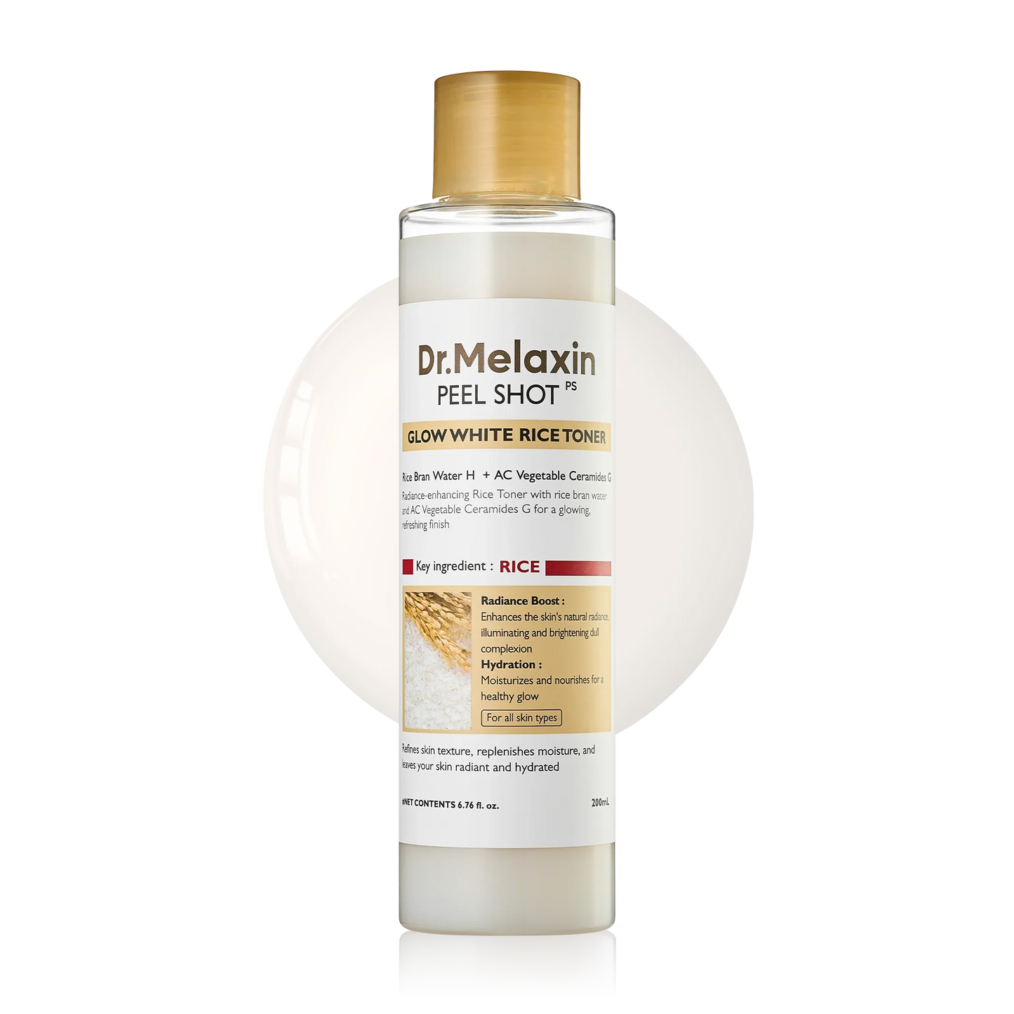 Peel Shot Glow Rice Toner - Τονωτική λοσιόν με εκχύλισμα ρυζιού