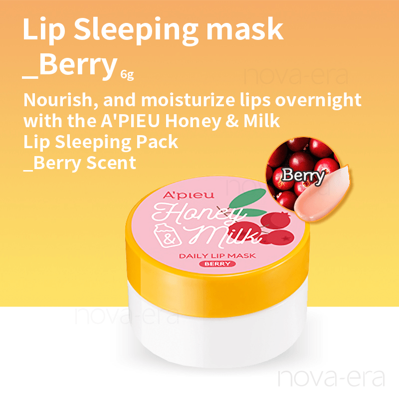 Honey & Milk Lip Mask Berry - Μάσκα χειλιών