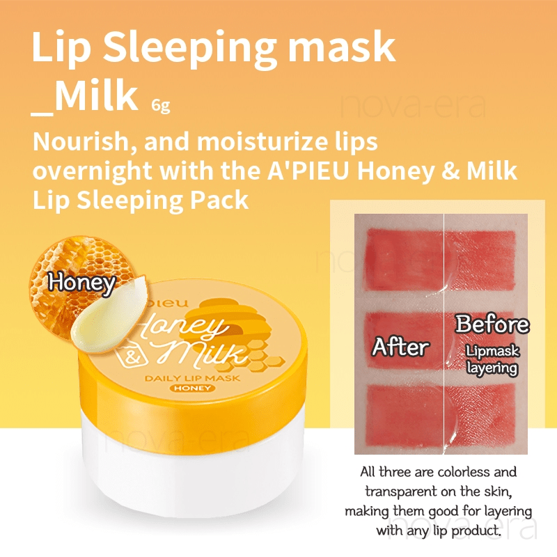 Honey & Milk Lip Mask Honey - Μάσκα χειλιών