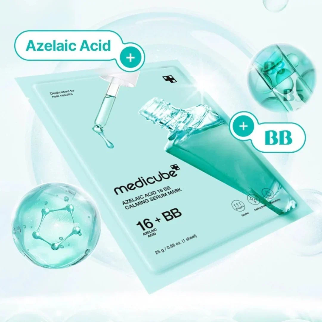 Azelaic Acid 16 BB Calming Serum Mask – Καταπραϋντική Μάσκα Προσώπου με Αζελαϊκό Οξύ για Ατέλειες, Κοκκινίλες & Πόρους