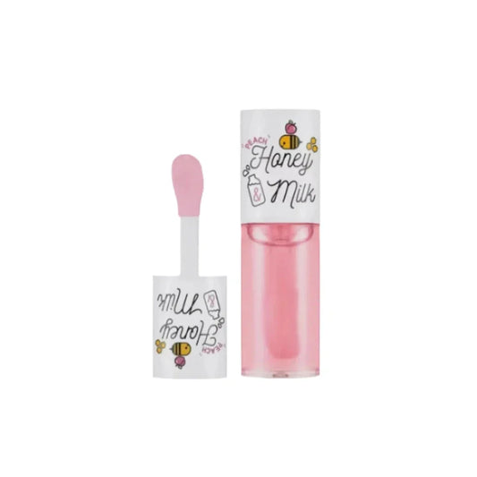 Honey & Milk Lip oil Peach - Ενυδατικό έλαιο χειλιών