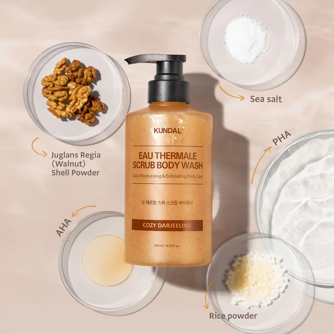 Eau Thermale Scrub Body Wash Violet Muguet – Απολεπιστικό Αφρόλουτρο Σώματος με Θαλασσινό Αλάτι & Ρυζόσκονη