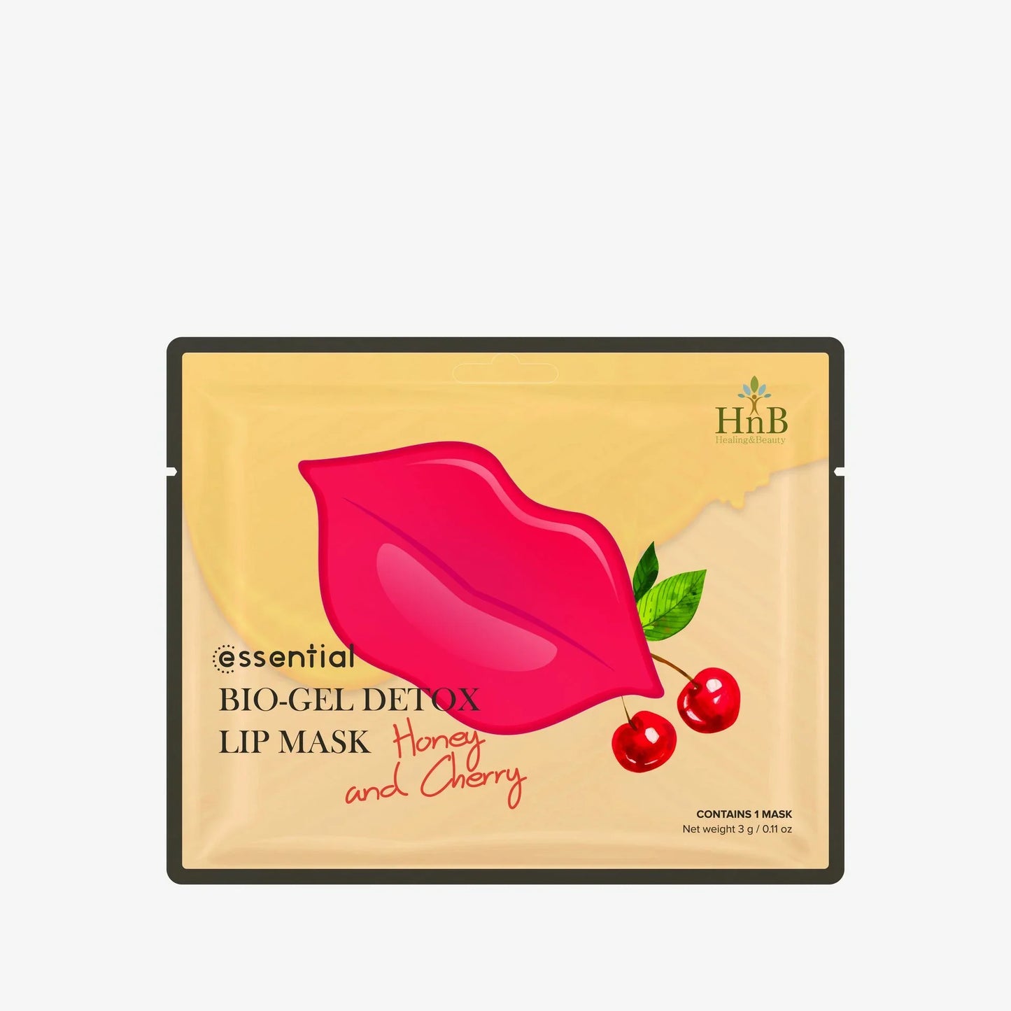 Bio-Gel Detox Lip Mask Lip Patch - Honey & Cherry