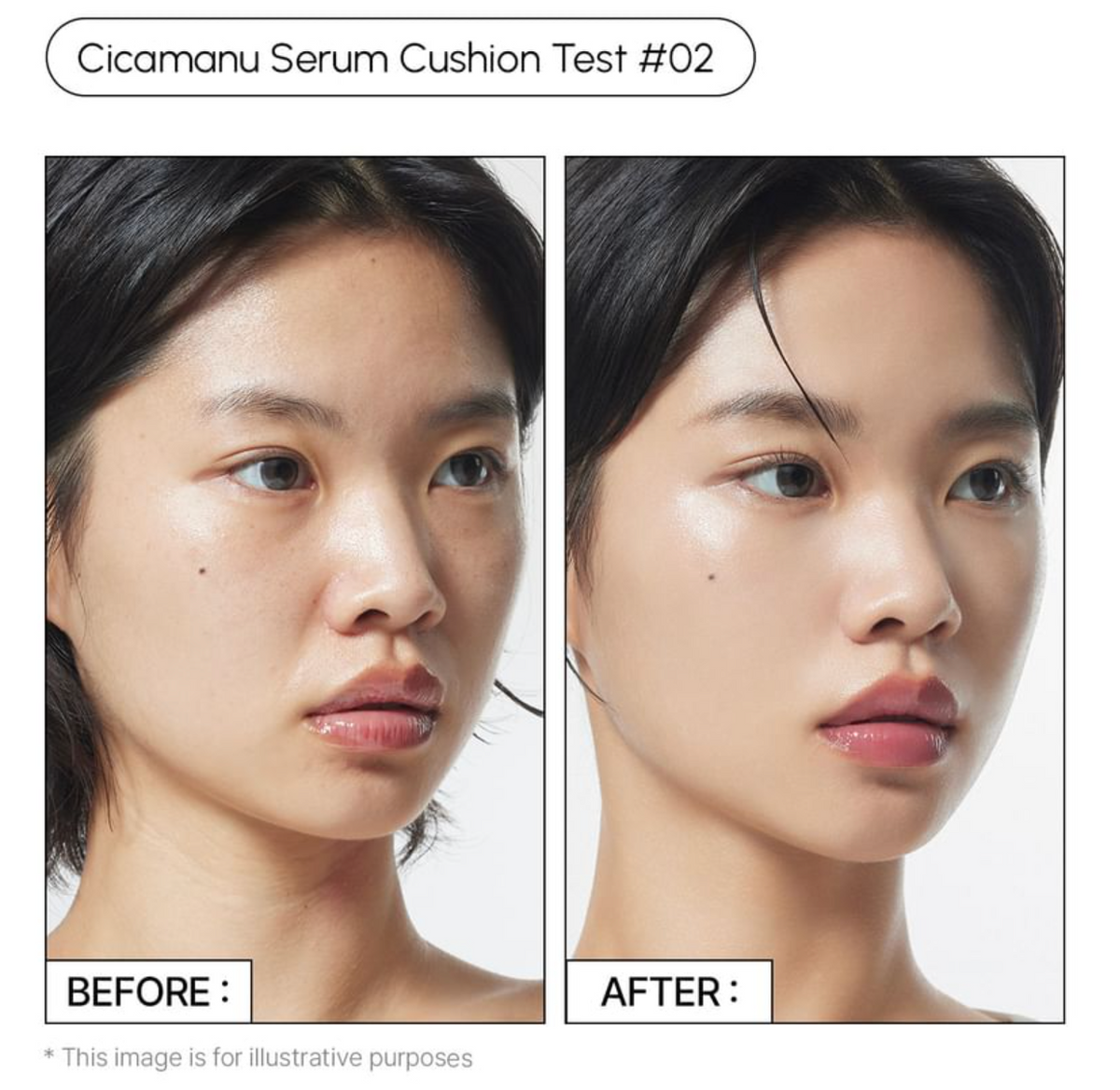 Cicamanu Serum Cushion 21N Rosy - Ενυδατικό Καλυπτικό Μέικαπ με Serum