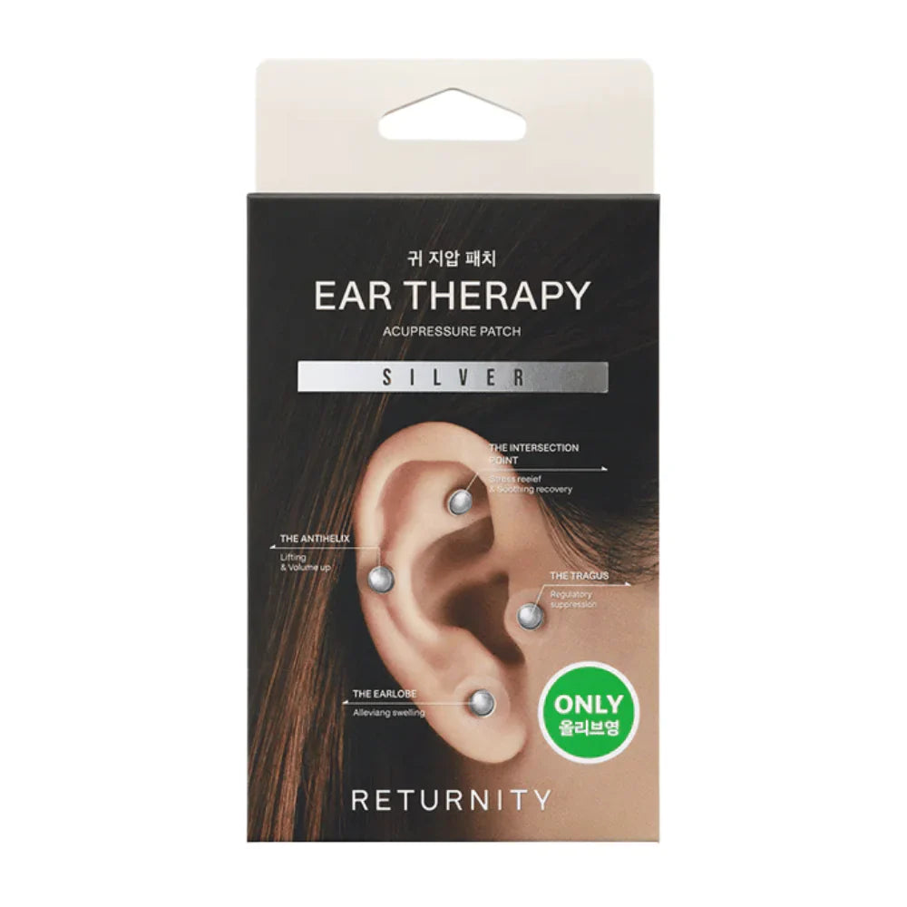 Ear Therapy Acupressure Patch Silver - Διακοσμητικά Αυτοκόλλητα Πιεσοθεραπείας για Ευεξία
