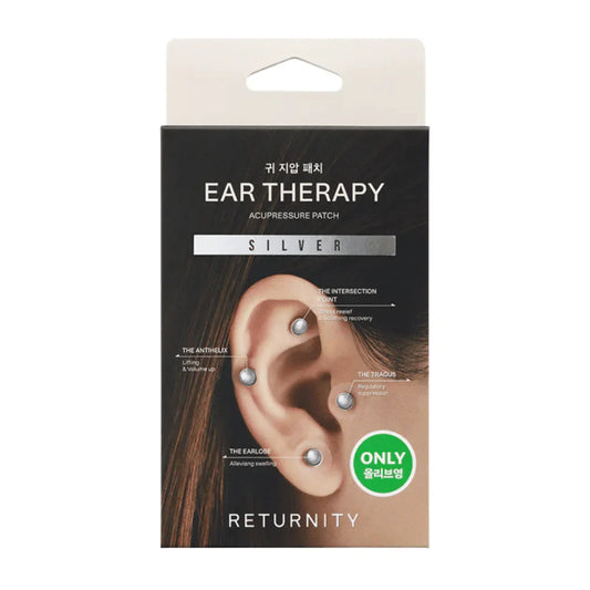 Ear Therapy Acupressure Patch Silver - Διακοσμητικά Αυτοκόλλητα Πιεσοθεραπείας για Ευεξία