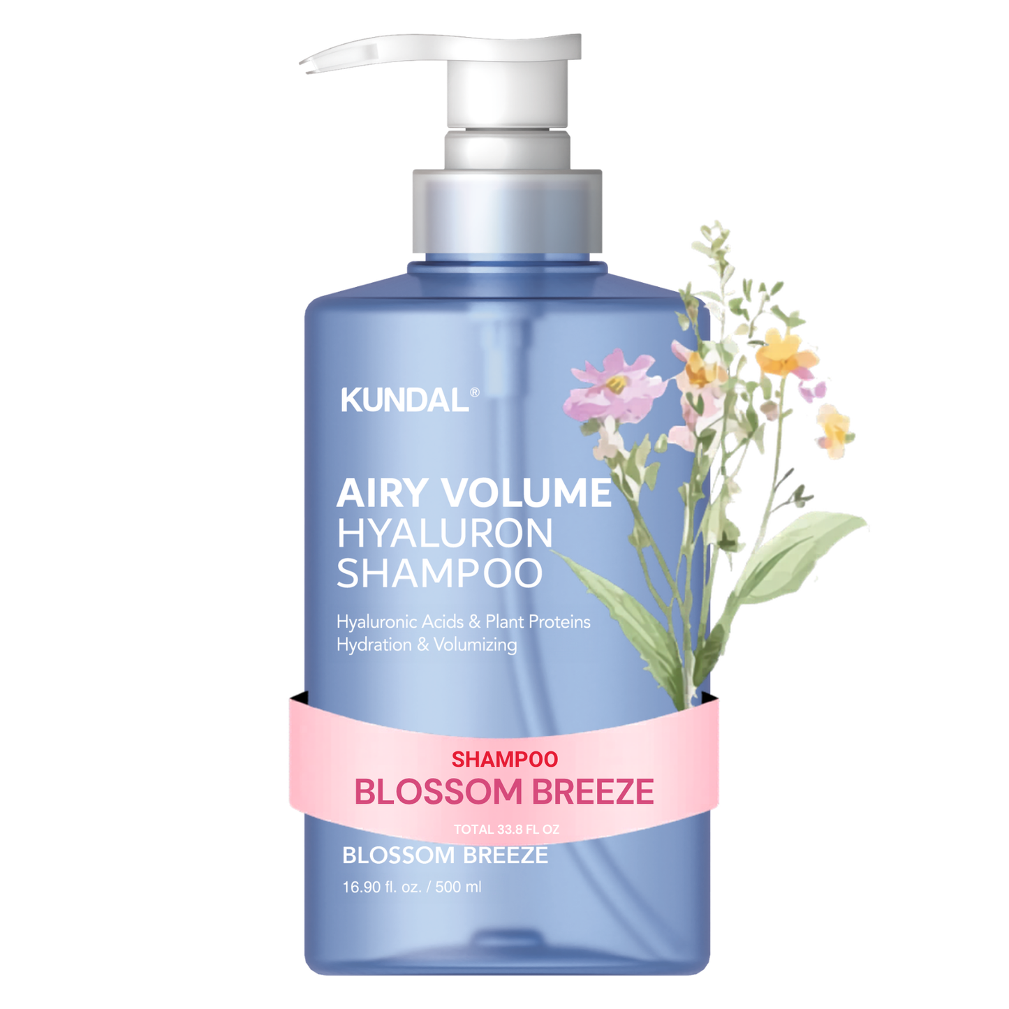 Airy Volume Hyaluron Shampoo Blossom Breeze – Ενυδατικό Σαμπουάν Όγκου με Υαλουρονικό για Ανάλαφρα & Πλούσια Μαλλιά