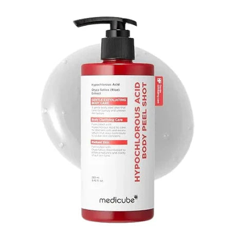 Hypochlorous Acid Body Peel Shot – Απολεπιστική Θεραπεία Σώματος για Ακμή, Τραχιά Υφή & Θυλακική Κεράτωση