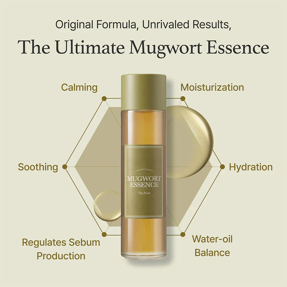 Mugwort Essence - Καταπραϋντική ενυδατική essence με 100% εκχύλισμα αρτεμισίας