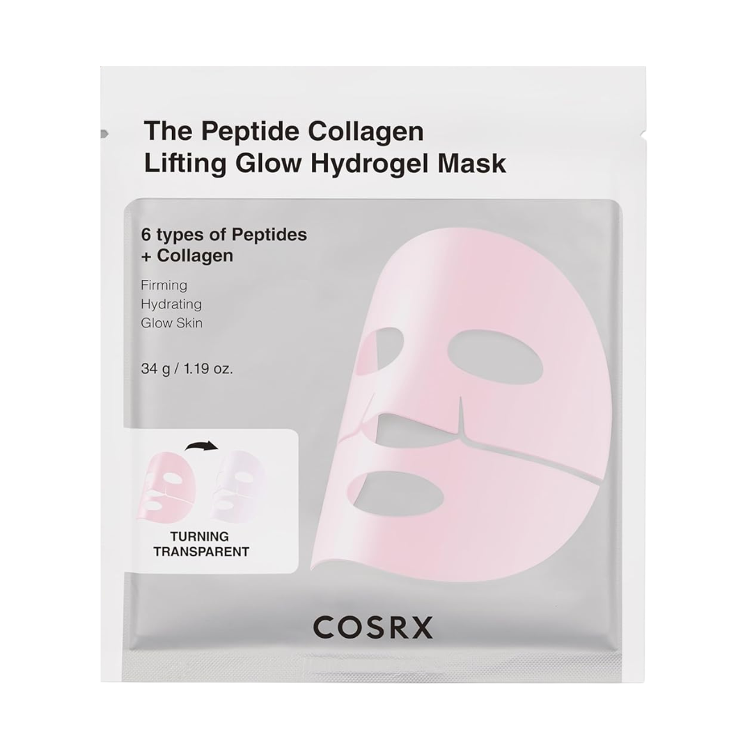 Peptide Collagen Glow Hydrogel Mask - Μάσκα Προσώπου για Σύσφιξη, Ανόρθωση & Λάμψη
