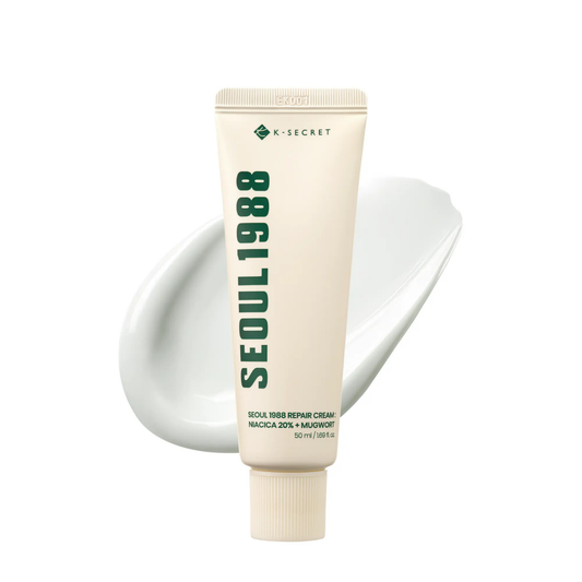 SEOUL 1988 Repair Cream Niacica 20% + Mugwort – Καταπραϋντική Κρέμα Επανόρθωσης με Νιασιναμίδη & Mugwort