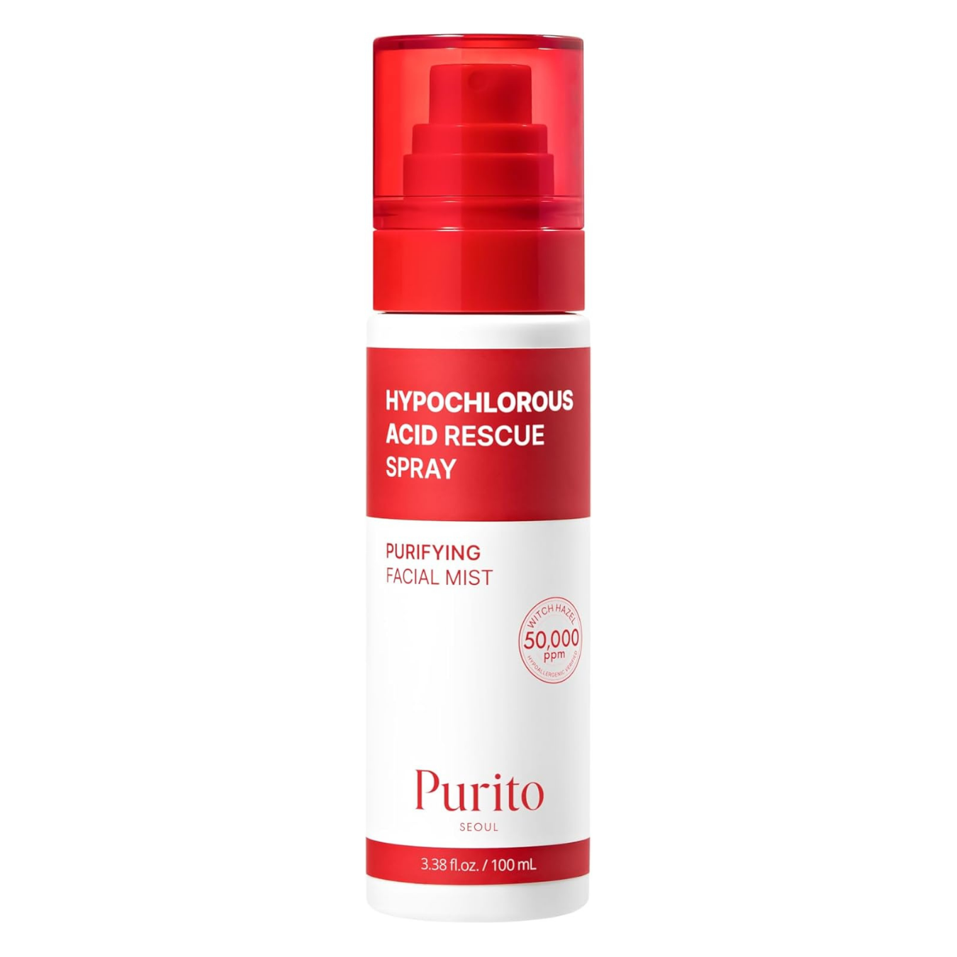 Hypochlorous Acid Rescue Spray - Καθαριστικό & Καταπραϋντικό Mist με HOCl & Witch Hazel