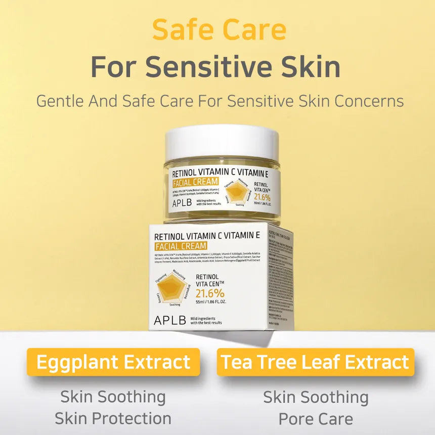 Retinol Vitamin C Vitamin E Facial Cream – Κρέμα Αναζωογόνησης & Αντιγήρανσης