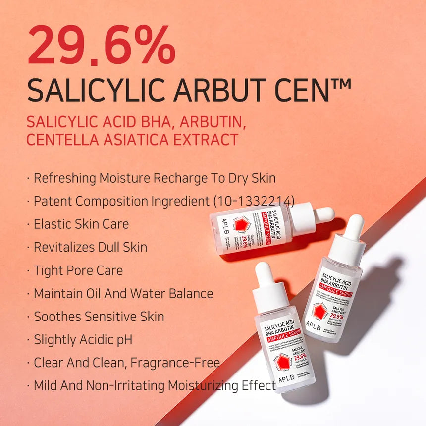 Salicylic Acid BHA Arbutin Ampoule Serum - Απολέπιση, καθαρισμός πόρων & φωτεινή επιδερμίδα