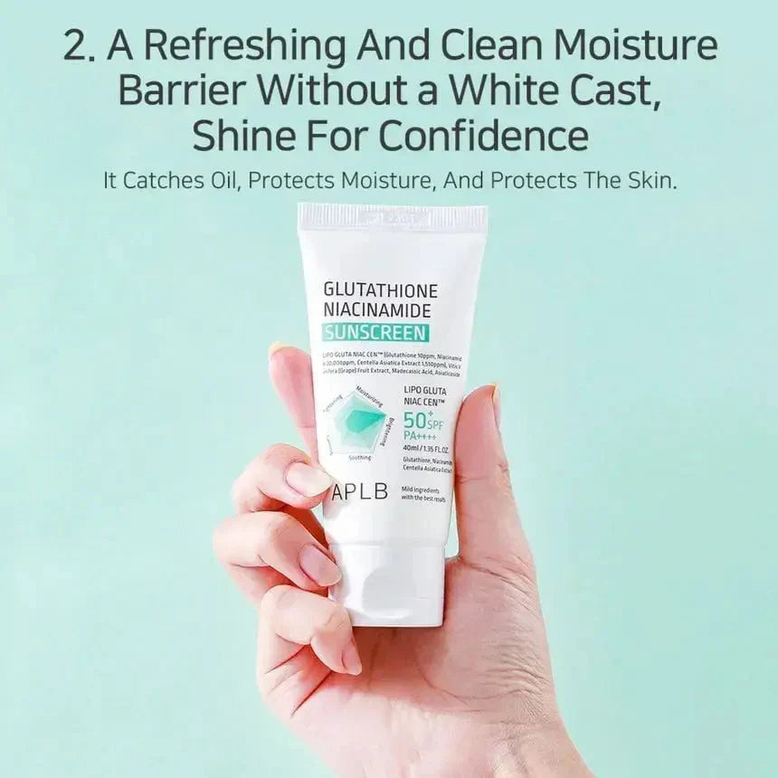 Glutathione Niacinamide Sunscreen - Αντηλιακή Κρέμα Προσώπου με Γλουτα ...