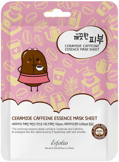 Pure Skin Ceramide Caffeine Essence Mask Sheet