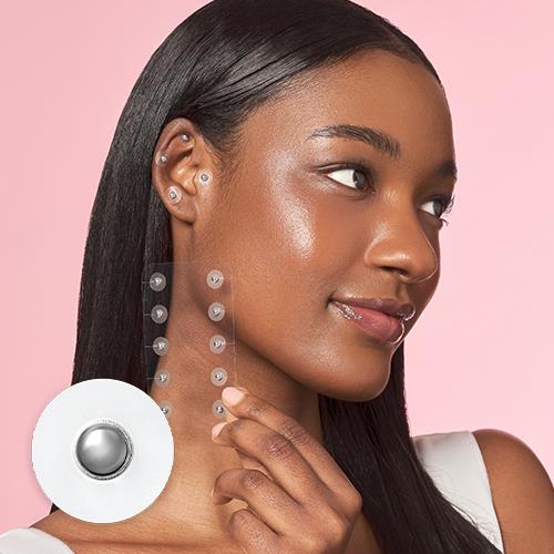 Ear Therapy Acupressure Patch Silver - Διακοσμητικά Αυτοκόλλητα Πιεσοθεραπείας για Ευεξία